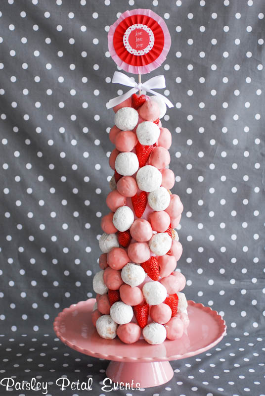 Valentine’s Day Donut Tree