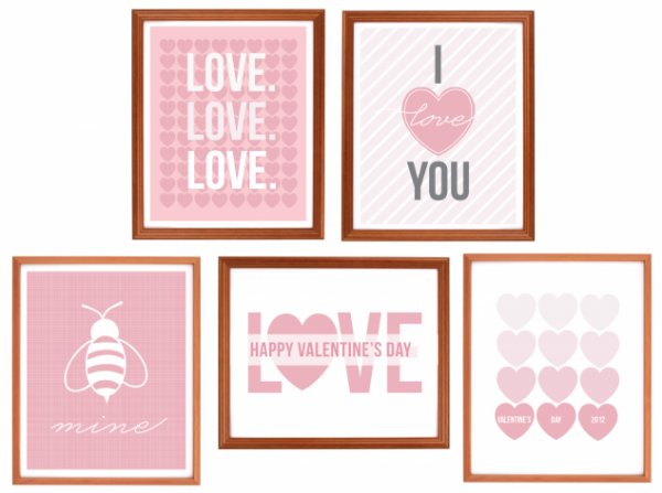 Free Valentines day printables