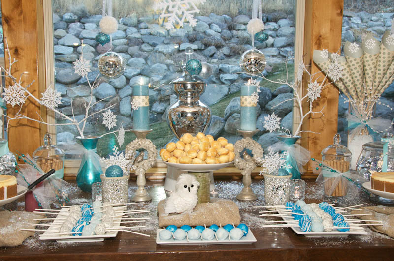 Winter Wonderland Dessert Table + Missionary Munchies Giveaway