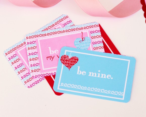 Little birdie free Valentine's day tags