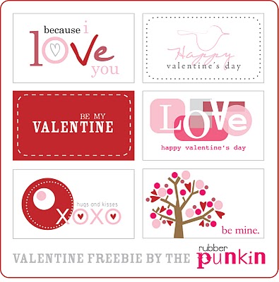 Cute free Valentine's day tags