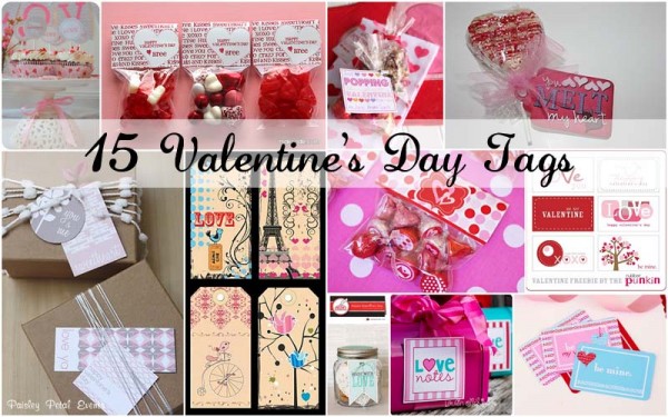 Free Valentine's Day tags