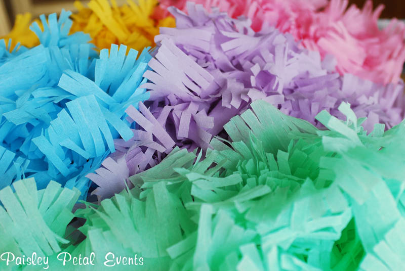 How To Make Fringed Crepe Paper Streamers