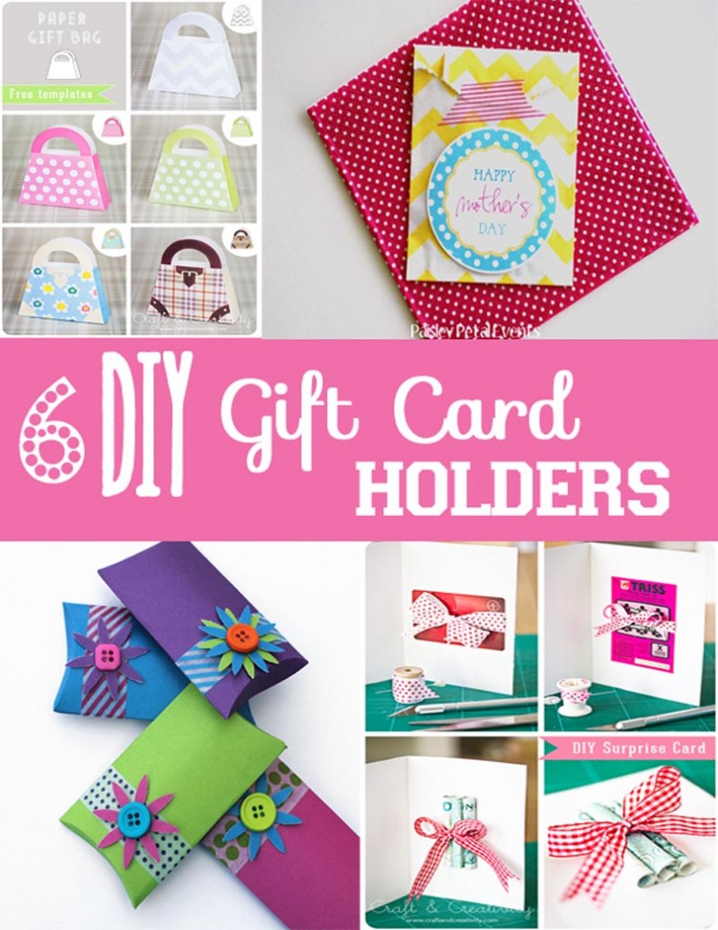 6 DIY Gift Card Holders