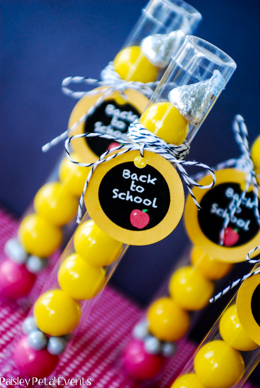 Back To School Party Ideas + Gumball Pencil Favor