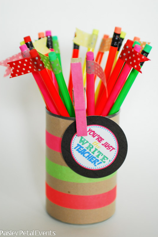 Paisley Petal Events Teacher Gift pencils 5-1