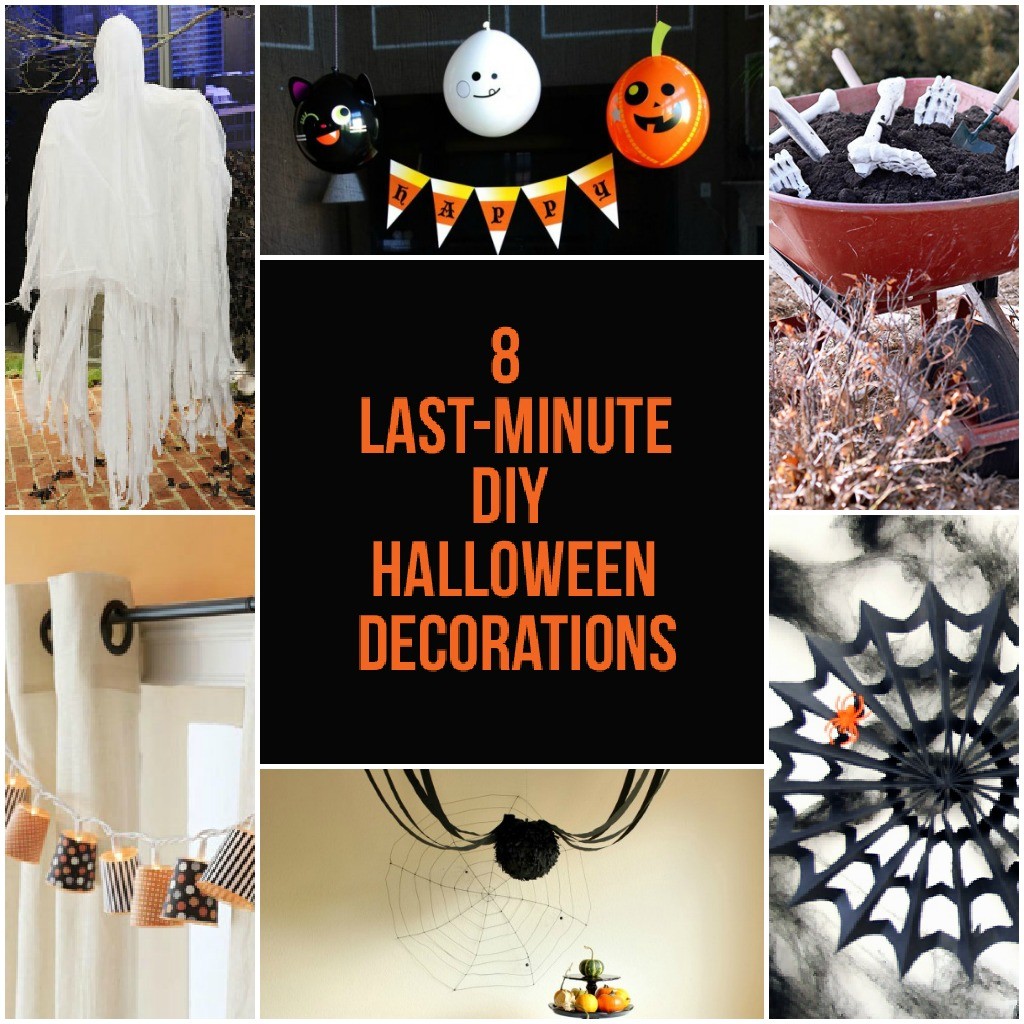 Last Minute Halloween Decorations