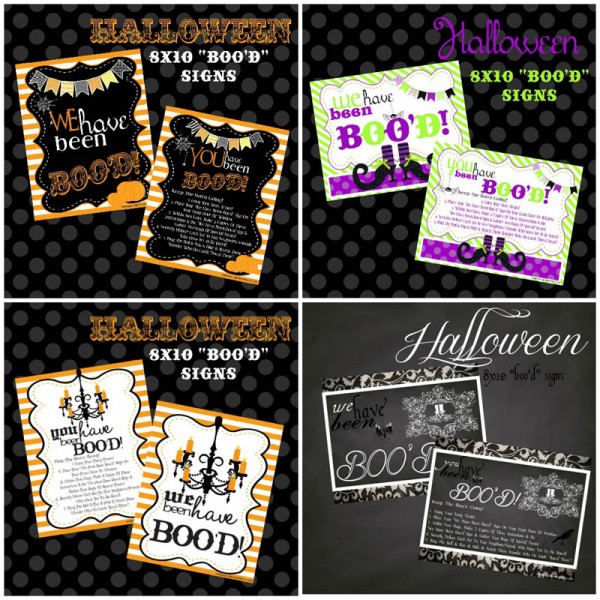 Whimsical Printables Boo signs