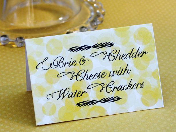 New Years Eve printable place card holders