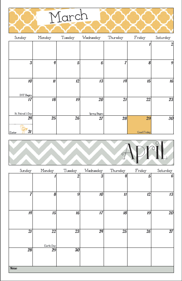 free 2013 printable calendar