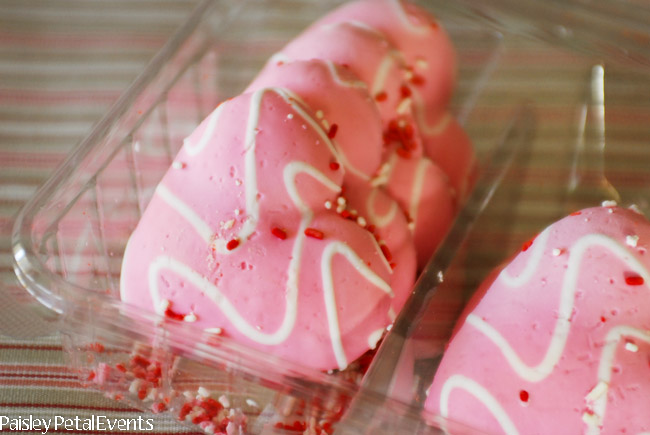 valentines day treat cookies detail