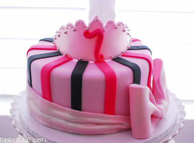 Pink Princess Party cake 2