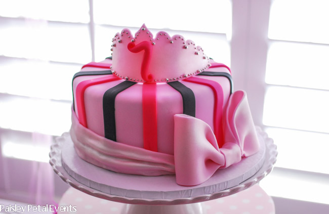 Pink Princess Party cake