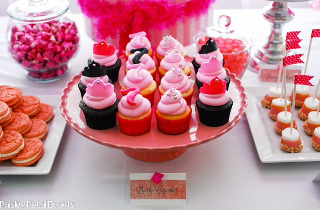 Pink Princess Party cupcakes 2