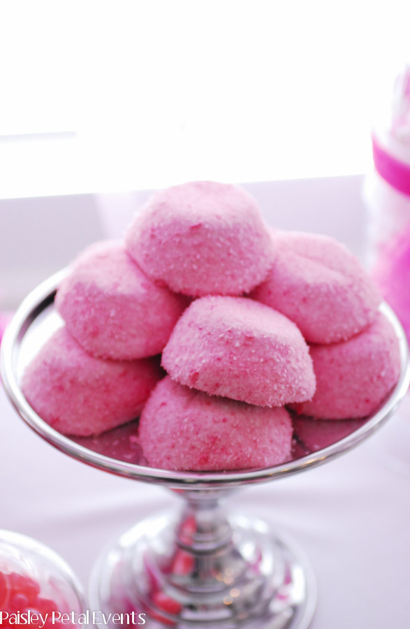 Pink Princess Party pink snowballs