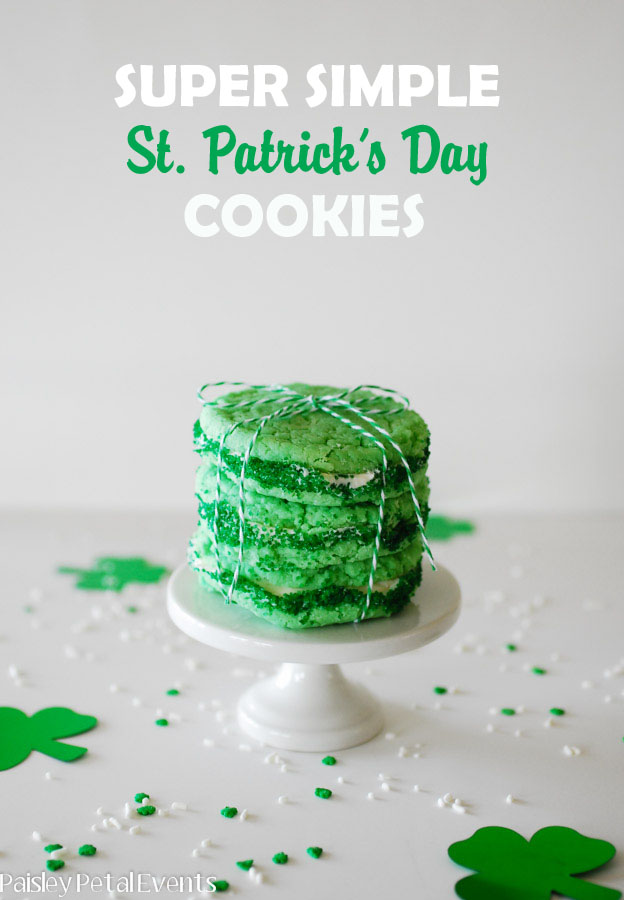 Super Simple St. Patrick's Day Cookies