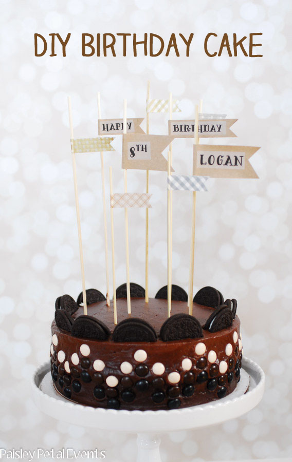 DIY Birthday Cake Idea
