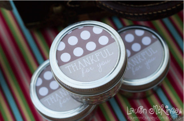 free thanksgiving mason jar toppers