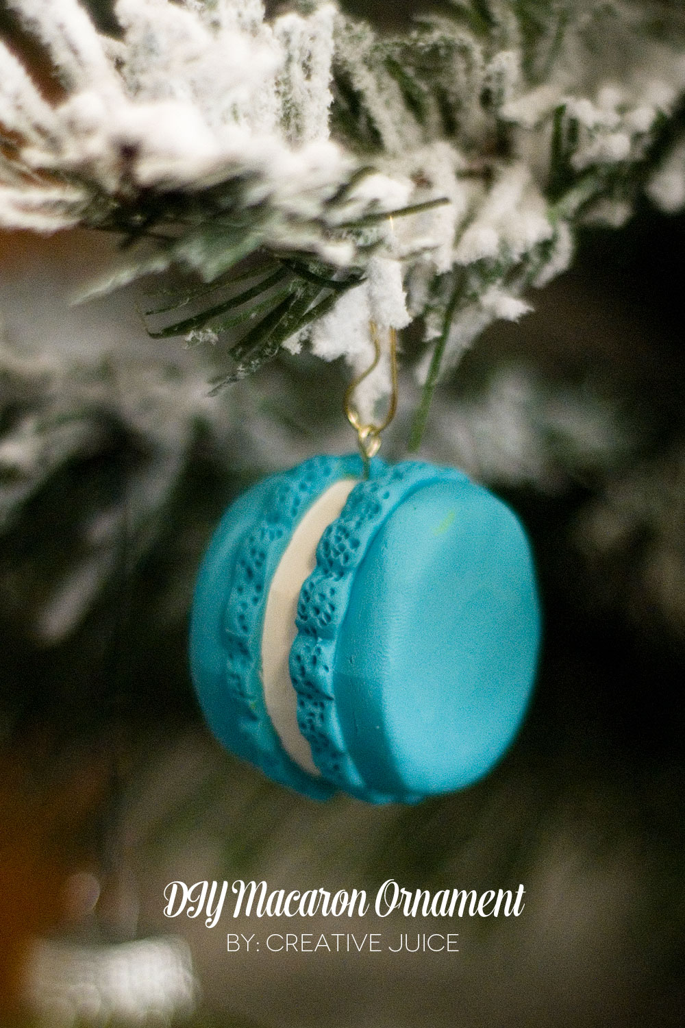 diy macaron ornament