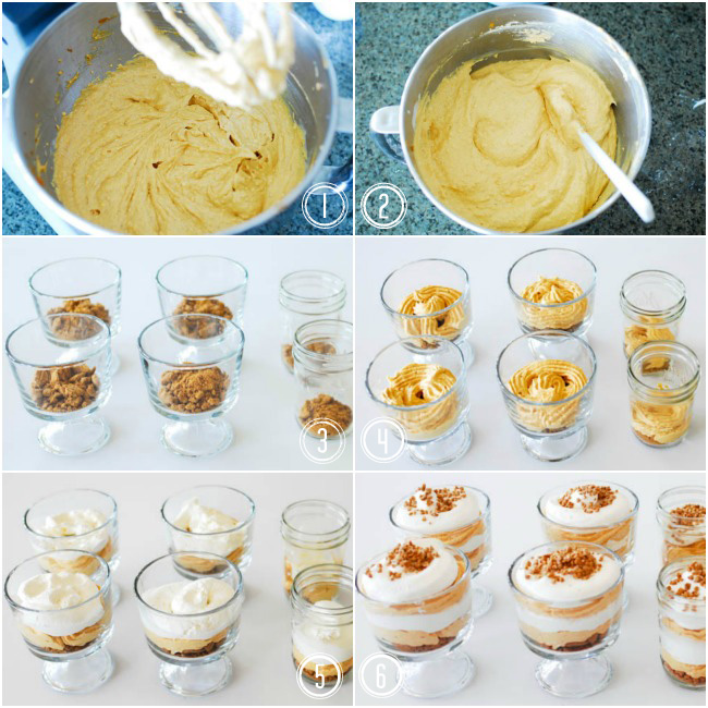 pumpkin cheesecake parfait recipe steps