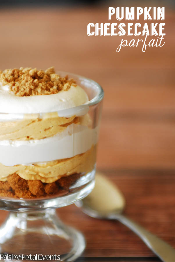 yummy pumpkin cheesecake parfait recipe