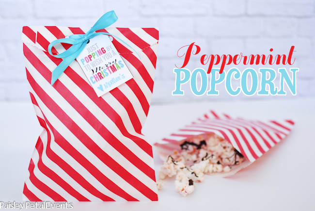 Peppermint Popcorn in bags