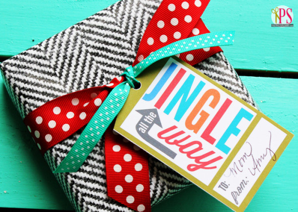 Bright christmas gift tag printables