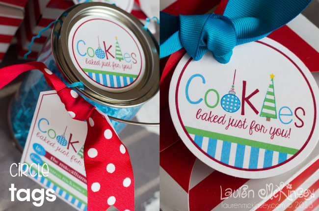 cookie exchange printable tags