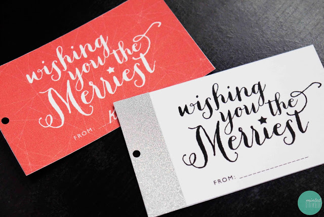 Red and white calligraphy git tags