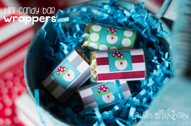 santa claus is coming to town printable chocolate wrappers