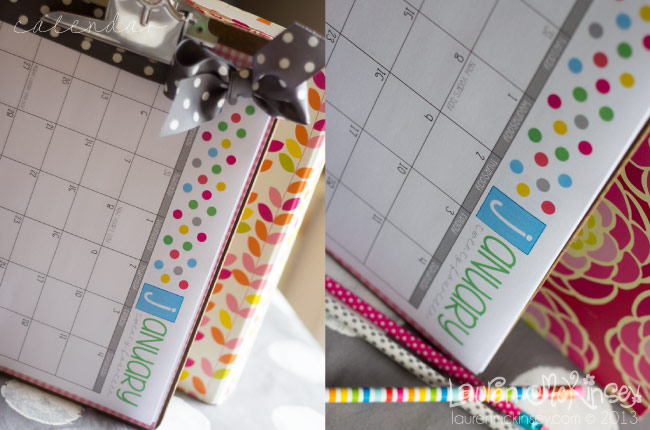 2014 printable calendar from Lauren McKinsey