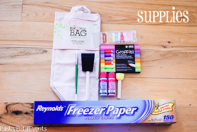 Embellished book bag supplies