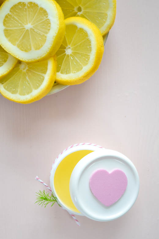 Lemon hand scrub