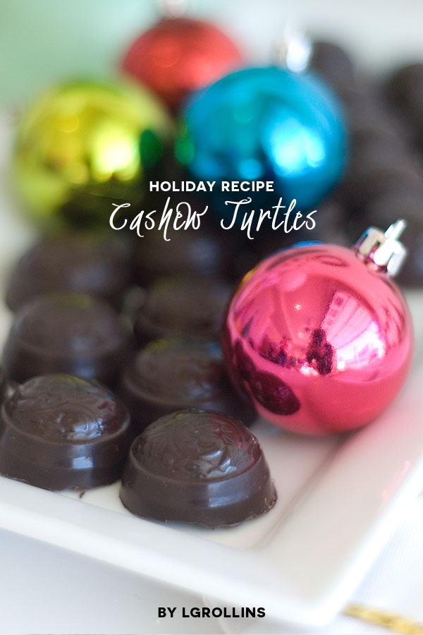 Cashew Turtles - Holiday Recipe for the Season to Sparkle Party Hop