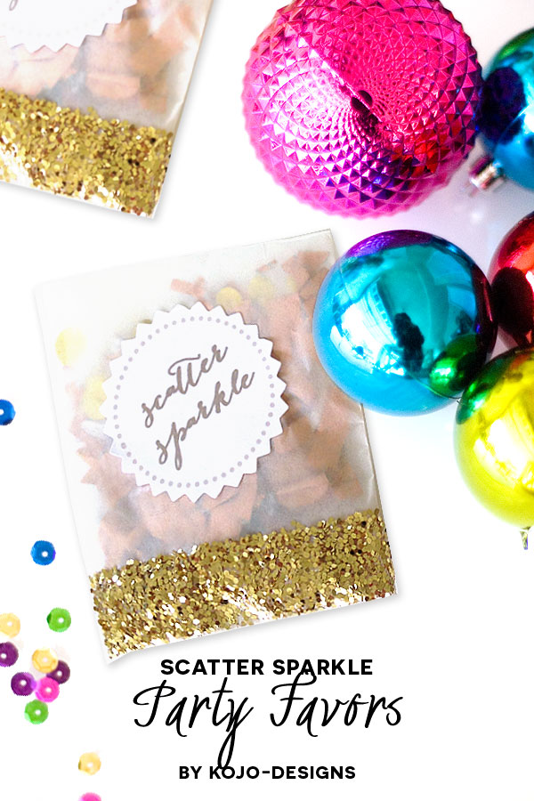 Season to Sparkle Holiday party hop - Glitter Confetti Party Favors