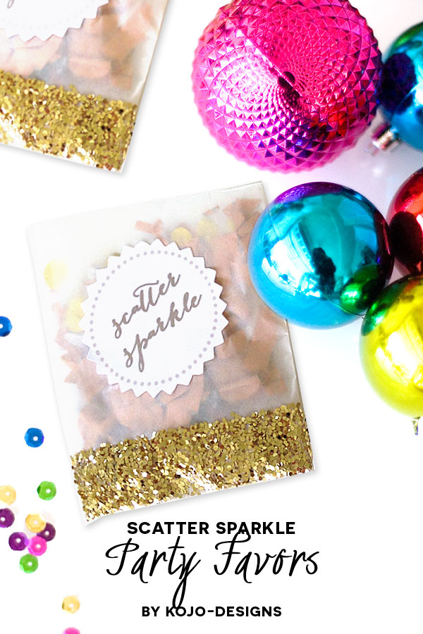 Season to Sparkle Holiday party hop - Glitter Confetti Party Favors