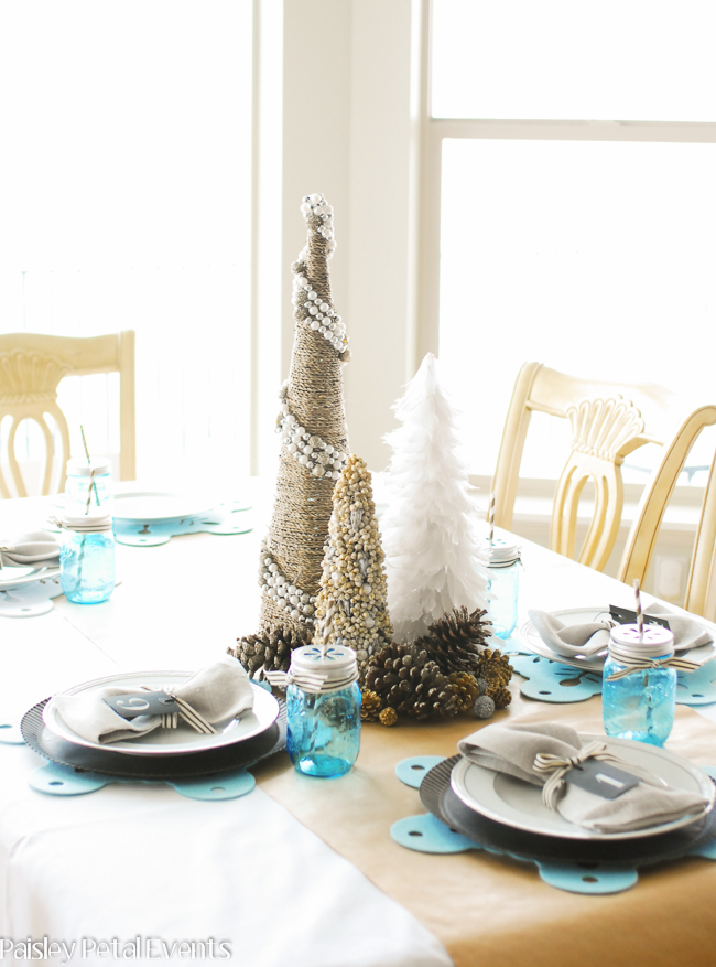 Choose your color scheme for your holiday entertaining based on items you find in your collection of Christmas decor.