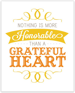 Grateful Heart free printable