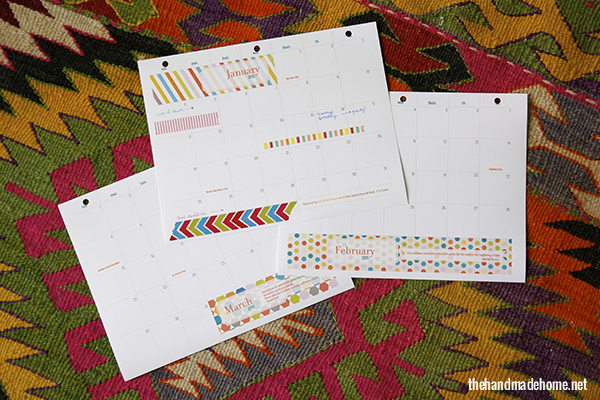 Free printable 2015 calendars