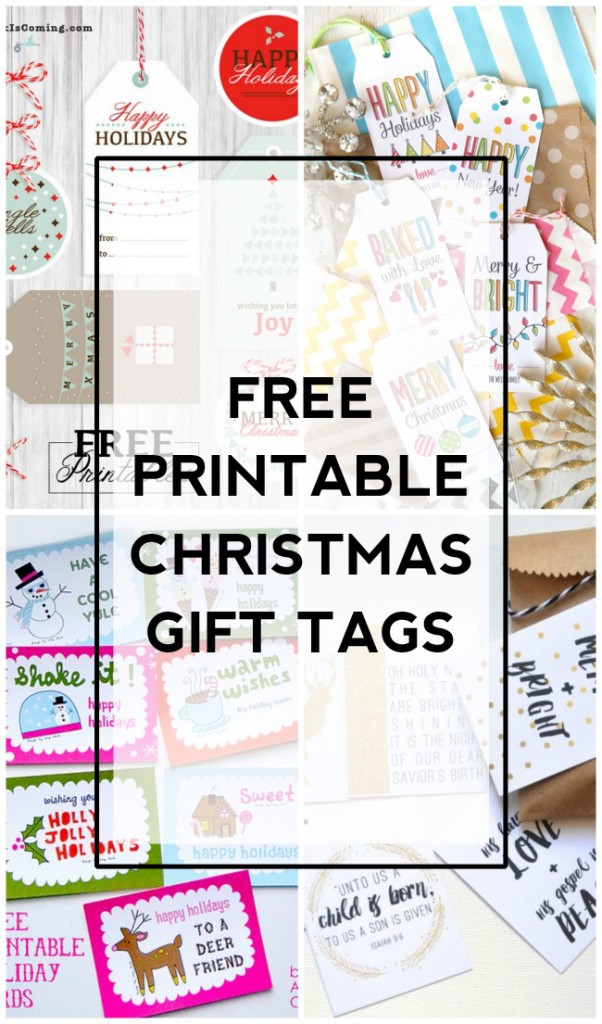 Great collection of free printable Christmas gift tags. Perfect for pretty up those presents to fit any wrapping color scheme!