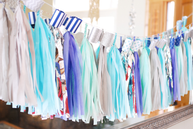 Create your own paper bowtie garland