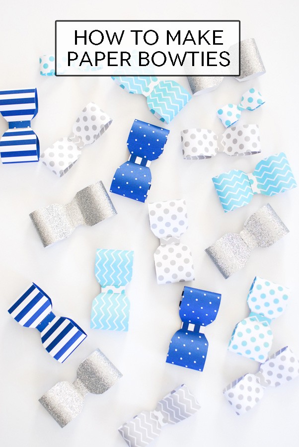 How to Make a Paper Bowtie Garland