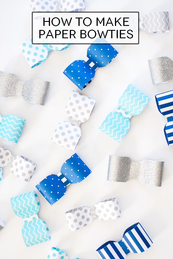 How to make a pretty paper bowtie garland